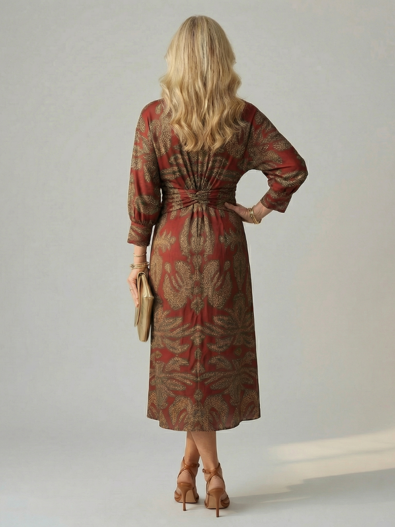 Lune (Athens Edit) | Natural Wrap Midi Dress