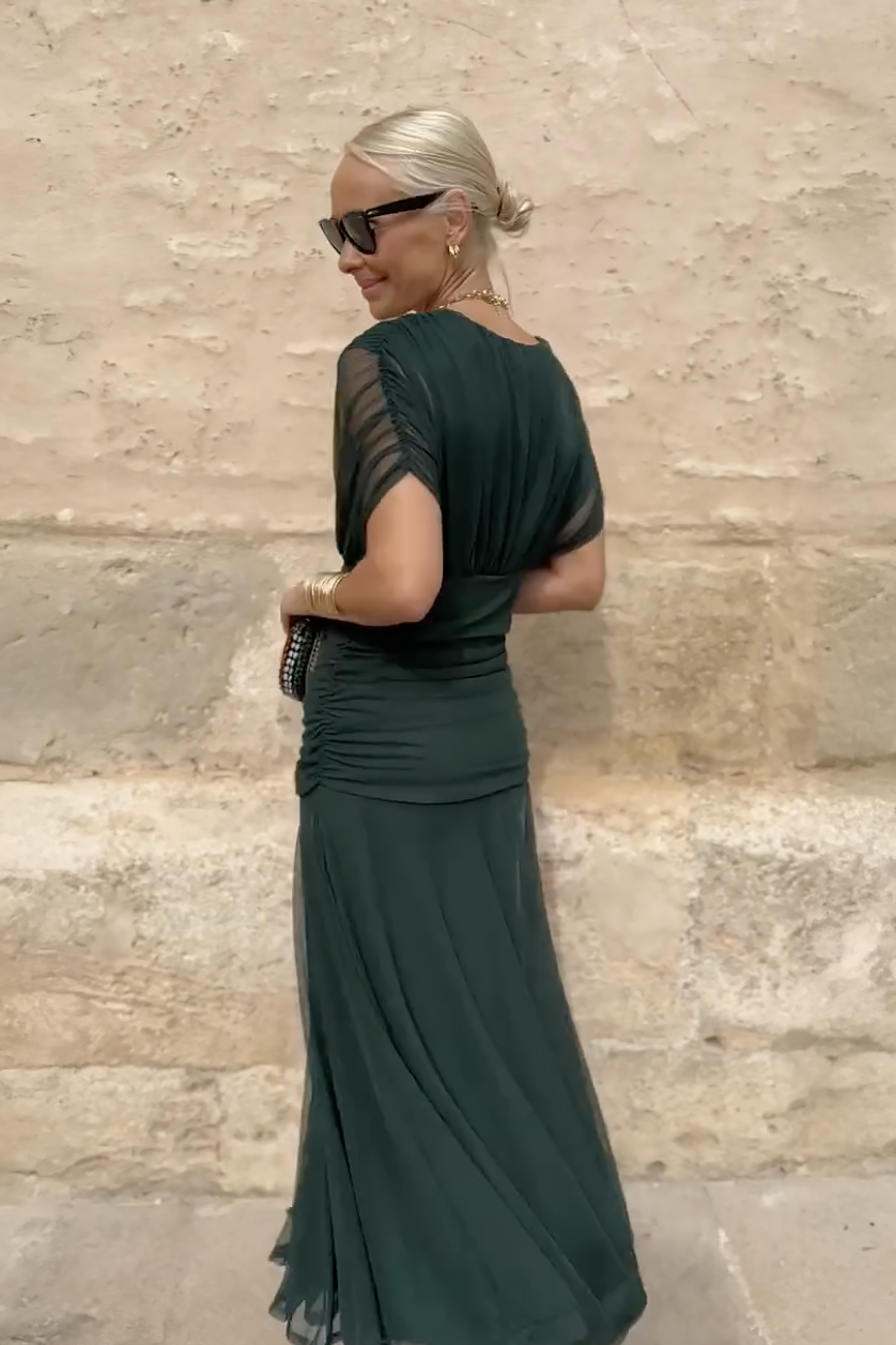 Santana Elegant Silk Dress