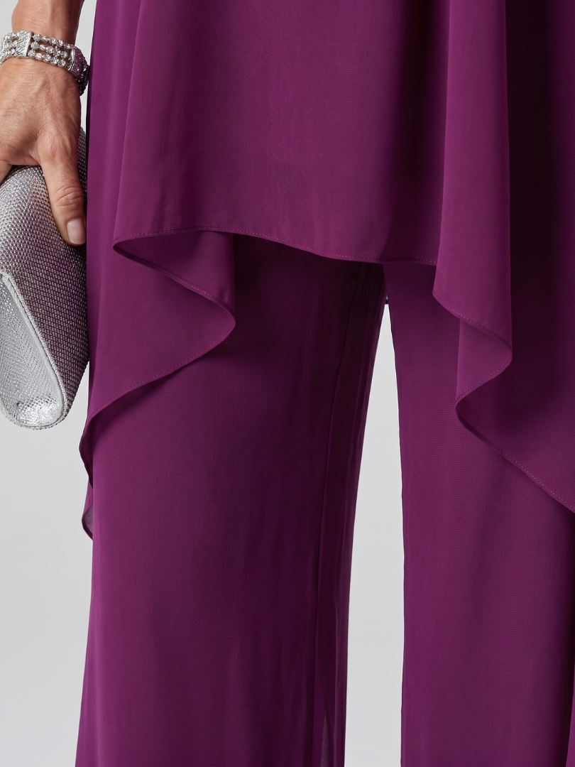 Bearim | Asymmetric Collared Tunic Set