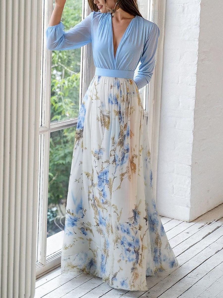 Pénélope Floral Maxi Dress | Eternal Elegance