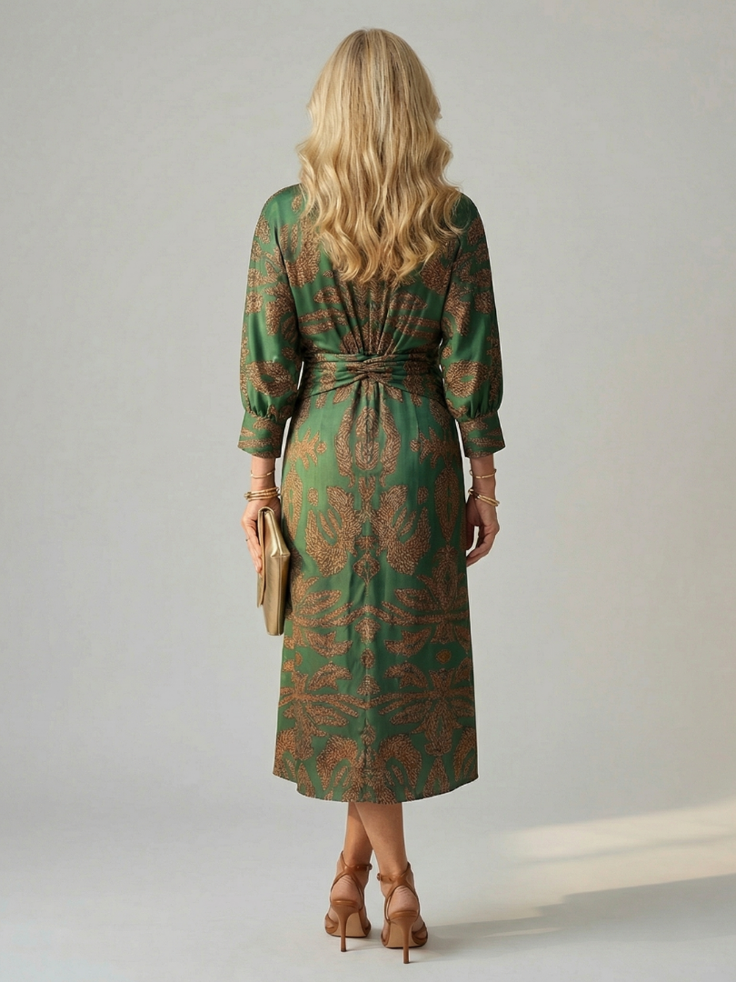 Lune (Athens Edit) | Natural Wrap Midi Dress