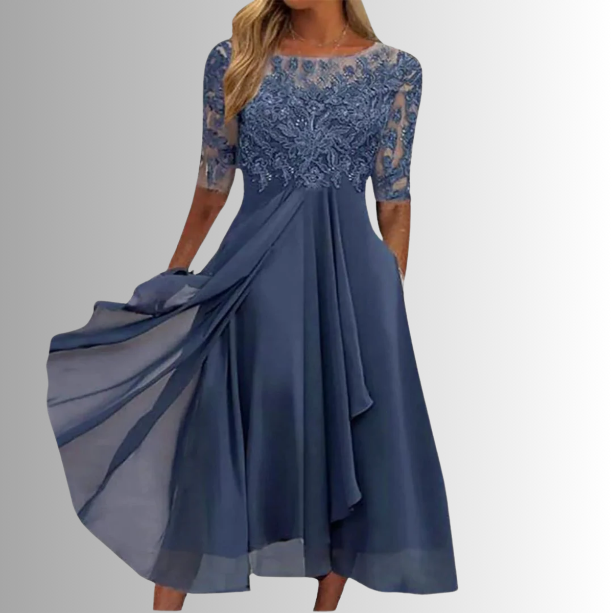 Harper Elegant Lace Dress