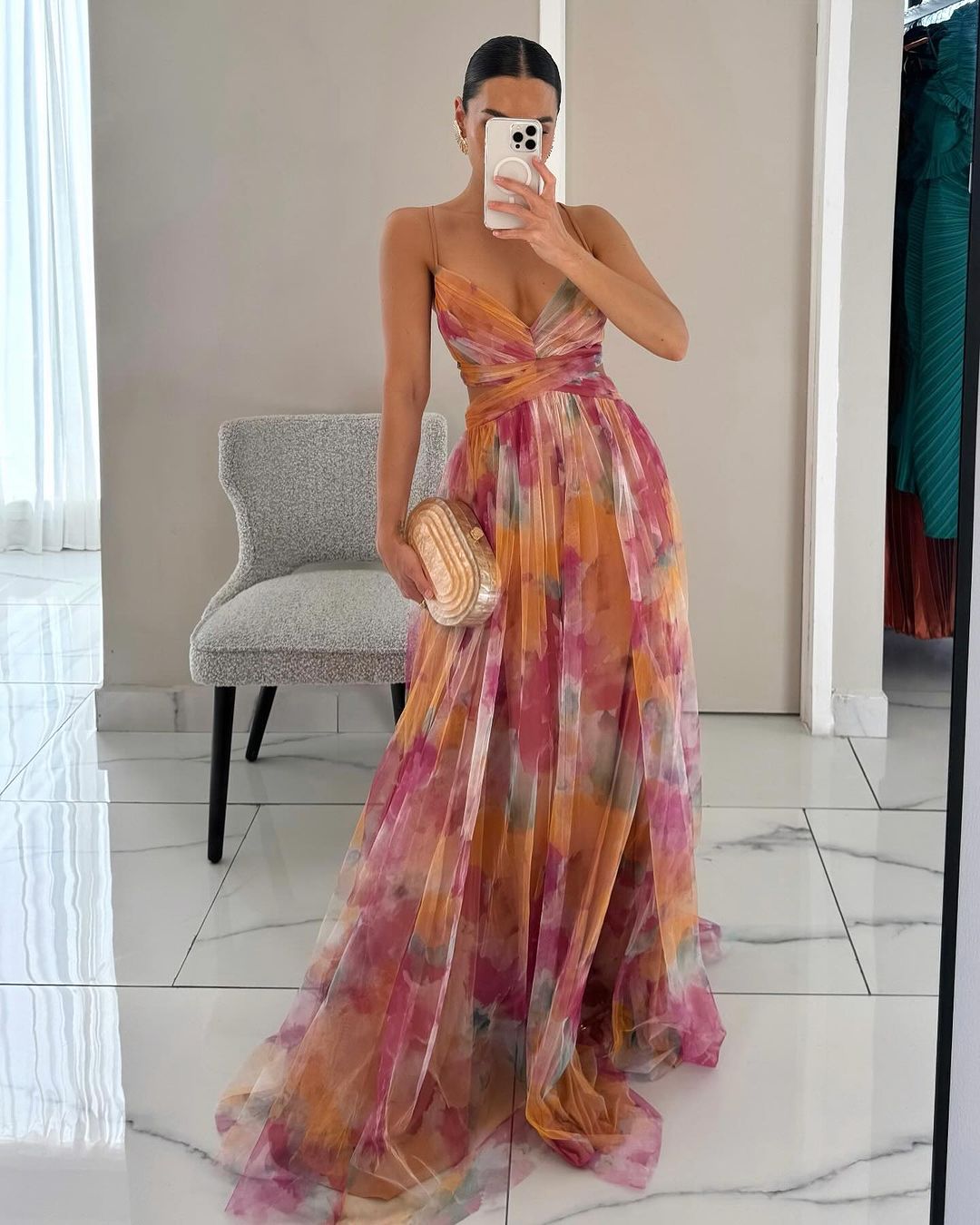 Tessa Floral Print Maxi