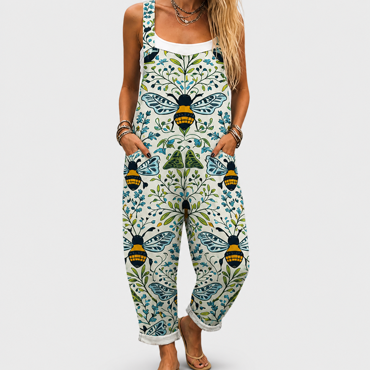 Comfort Printed Jumpsuit