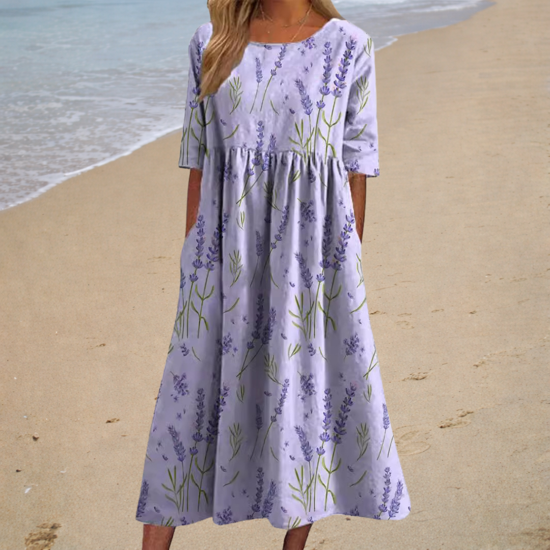 Flowy Long Dress, Chic and Comfortable