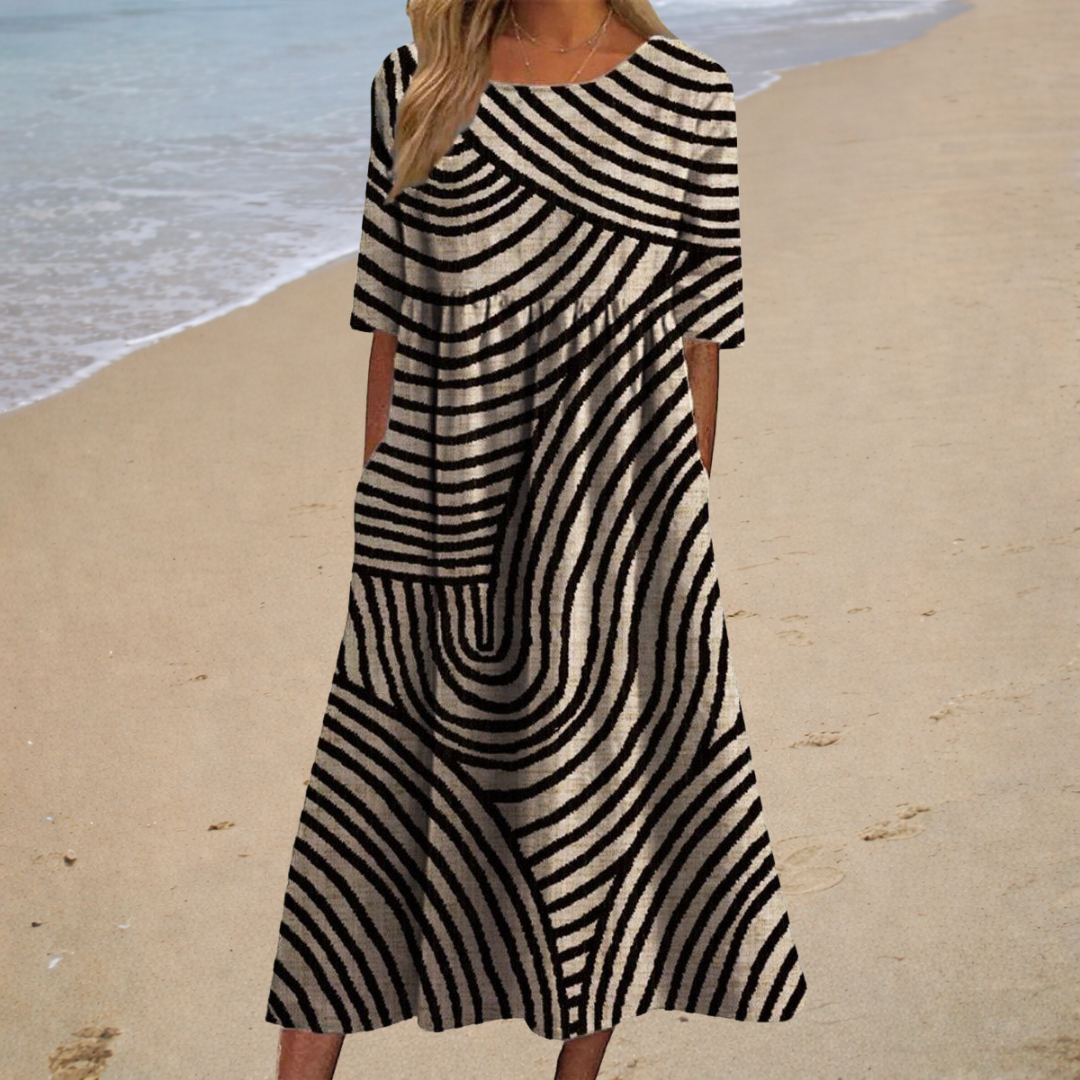 Flowy Long Dress, Chic and Comfortable