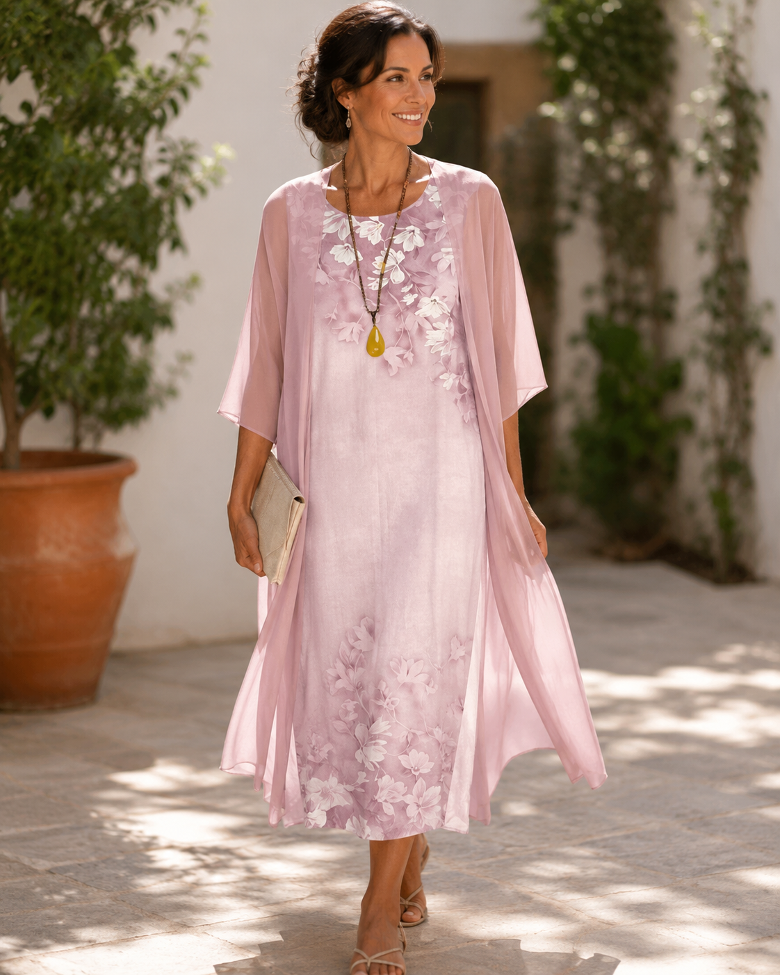 Aurelia Dress Set Pink