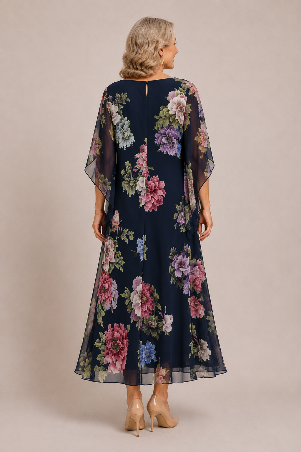 Elowen™ | Midnight Bloom Maxi Dress