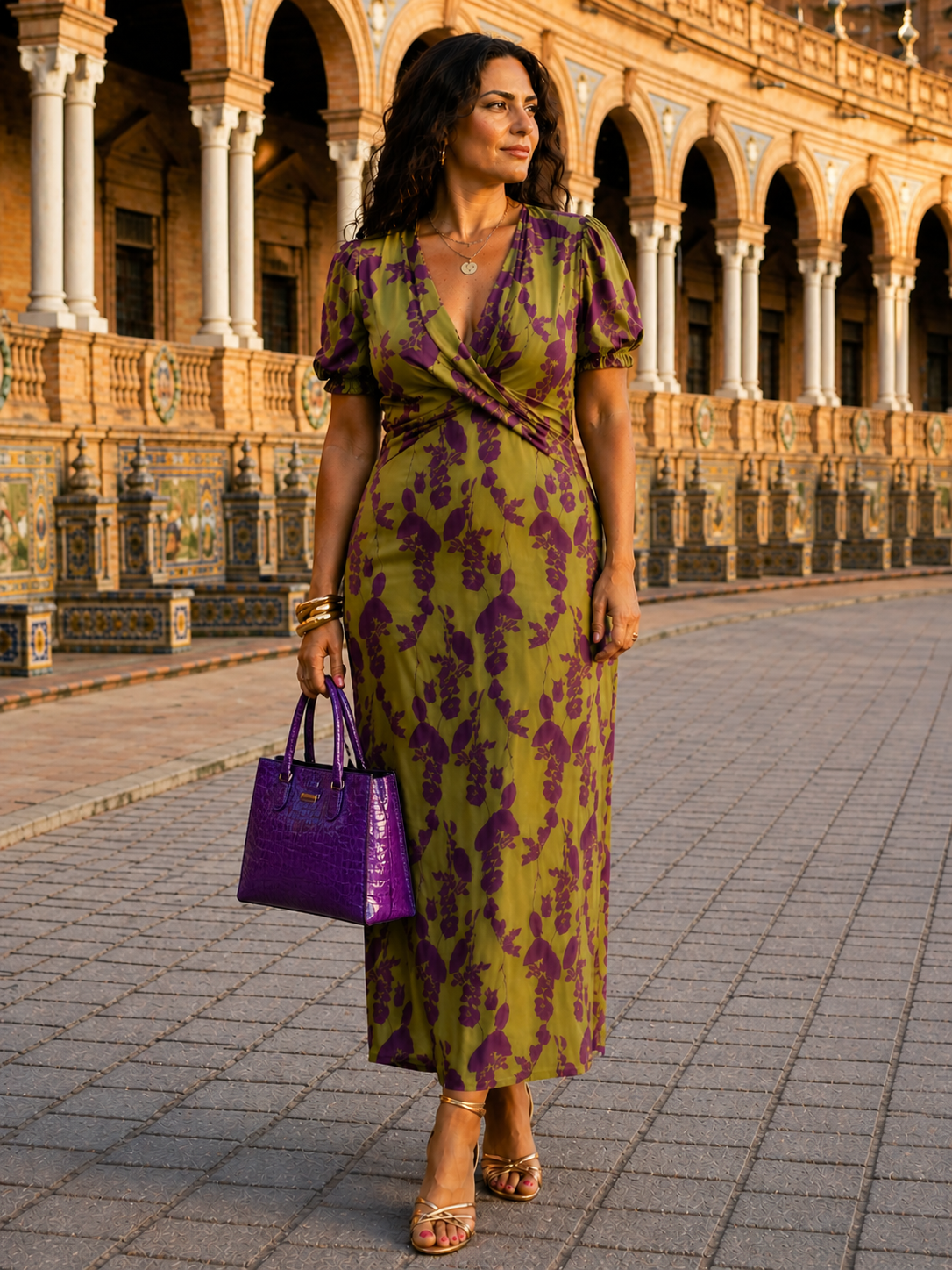Andrea™ | Floral Flowy Maxi Dress