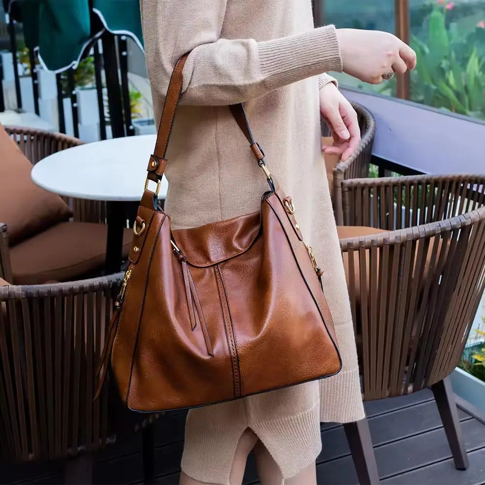 Luxury Hobo Anti-Theft Handbag + FREE Pouch Wallet