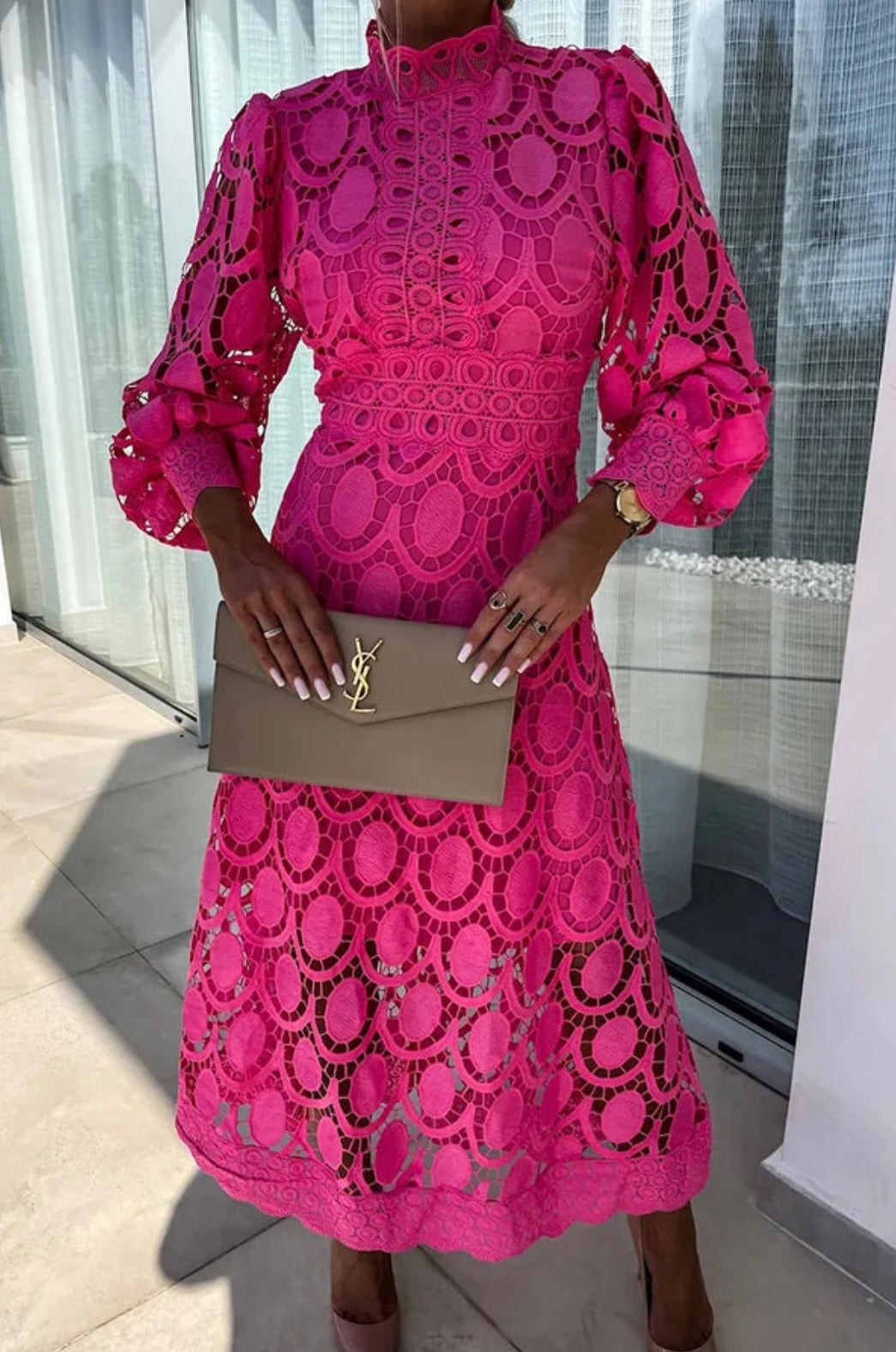 Nell Elegant Lace Dress