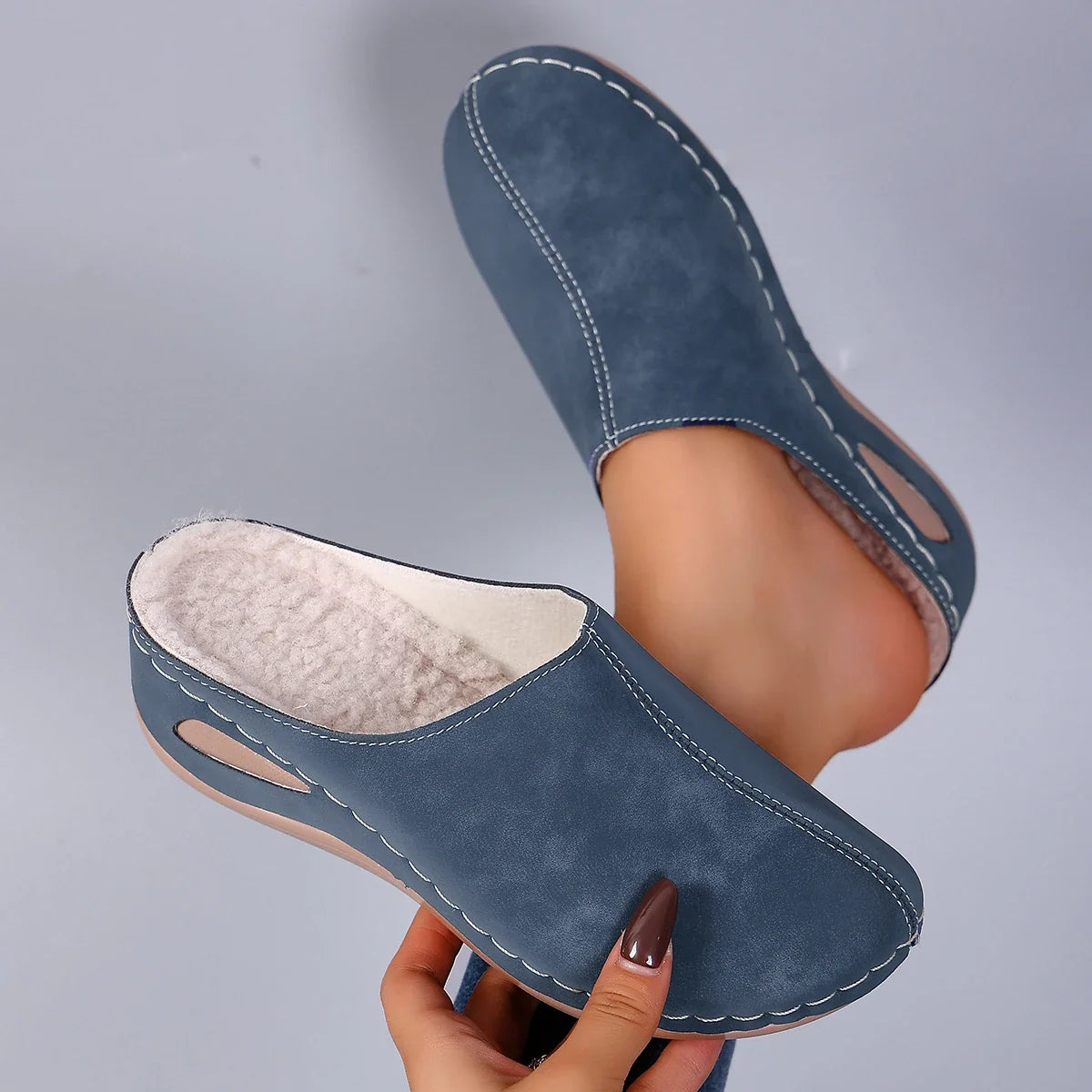 Marvion Cozy Fleece Slippers