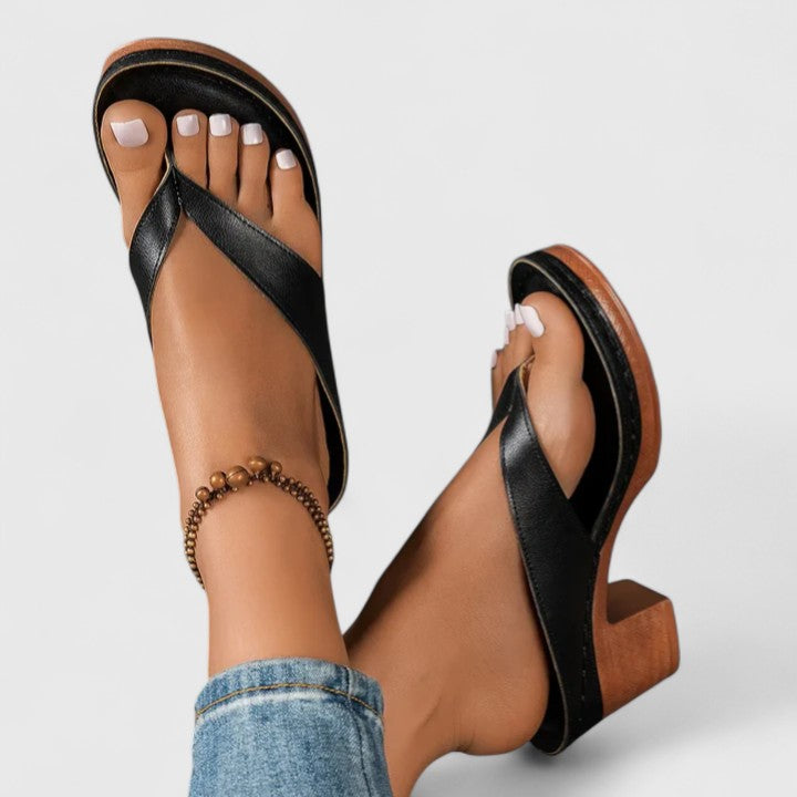 Comfortable Occasion Real Leather Heels