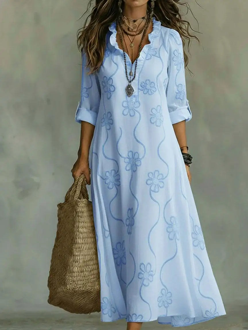 Sienna Floral Summer Long Dress