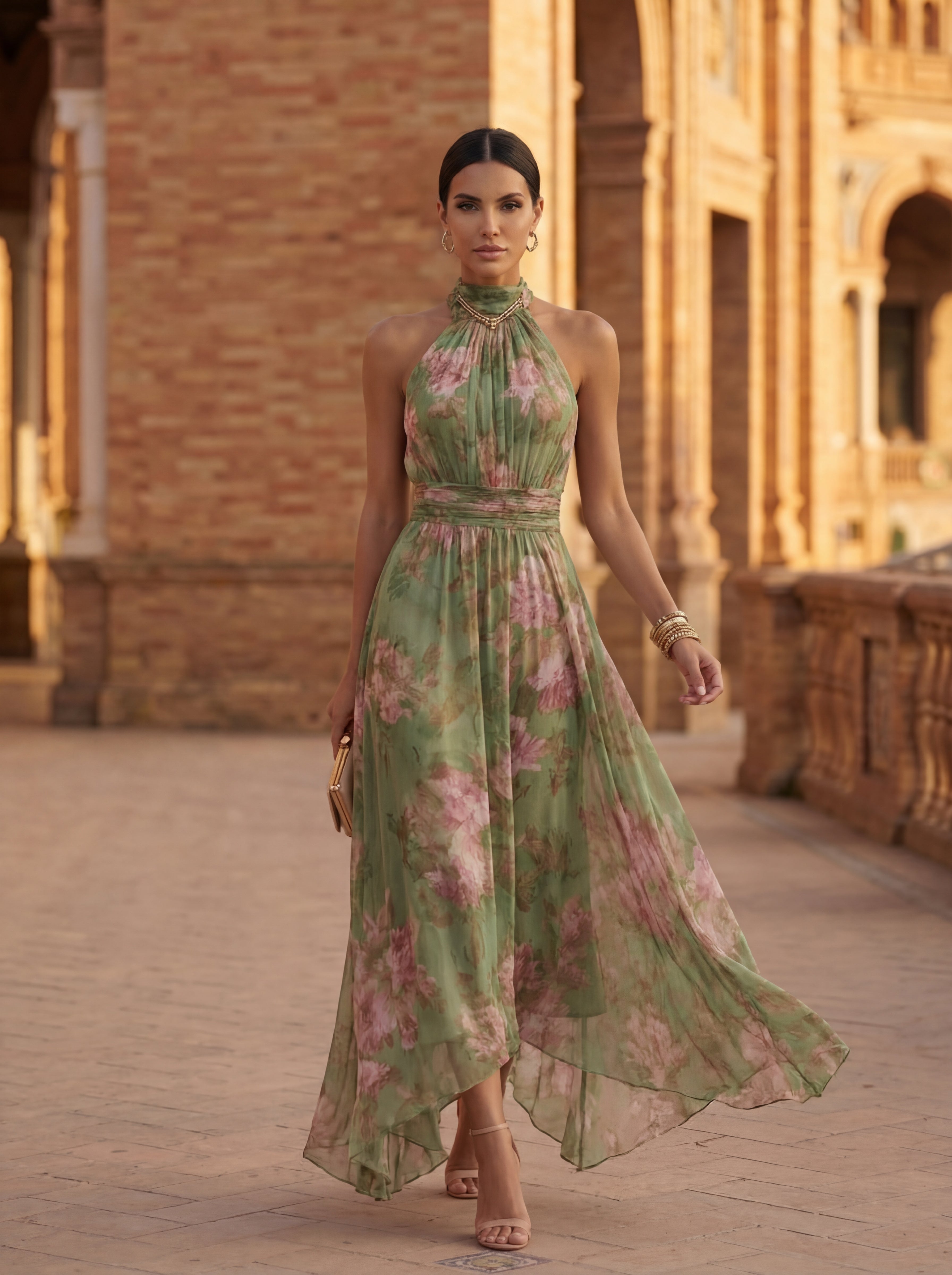 Olivia Elegant Dress in Refined Tulle