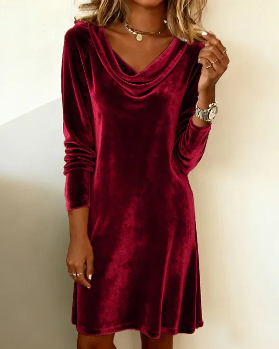 Amelia™ | Loose Velvet Dress