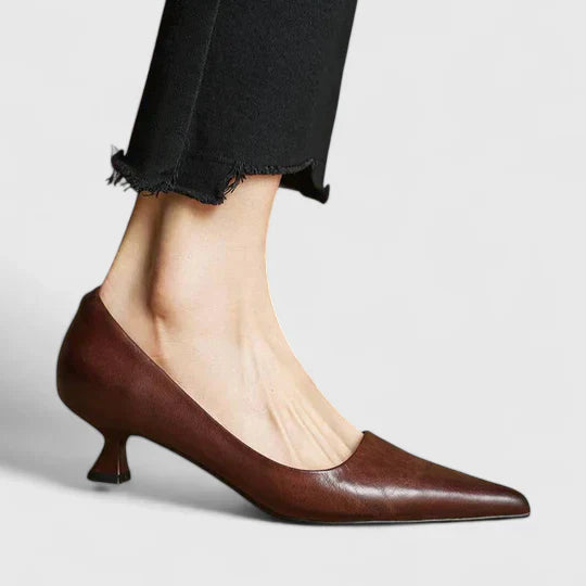 Nyah | Orthopedic Real Leather Heels