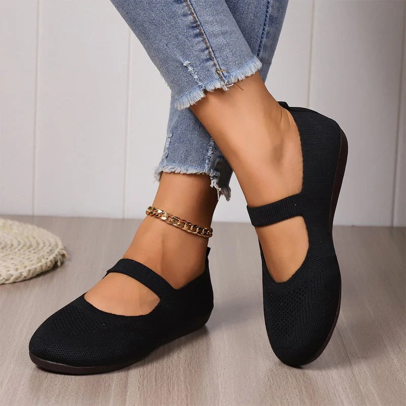 Astrid™ – Breathable Knit Ballet Flat