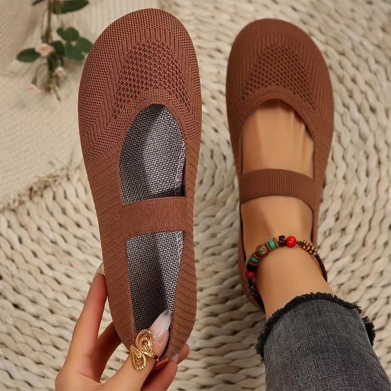 Astrid™ – Breathable Knit Ballet Flat