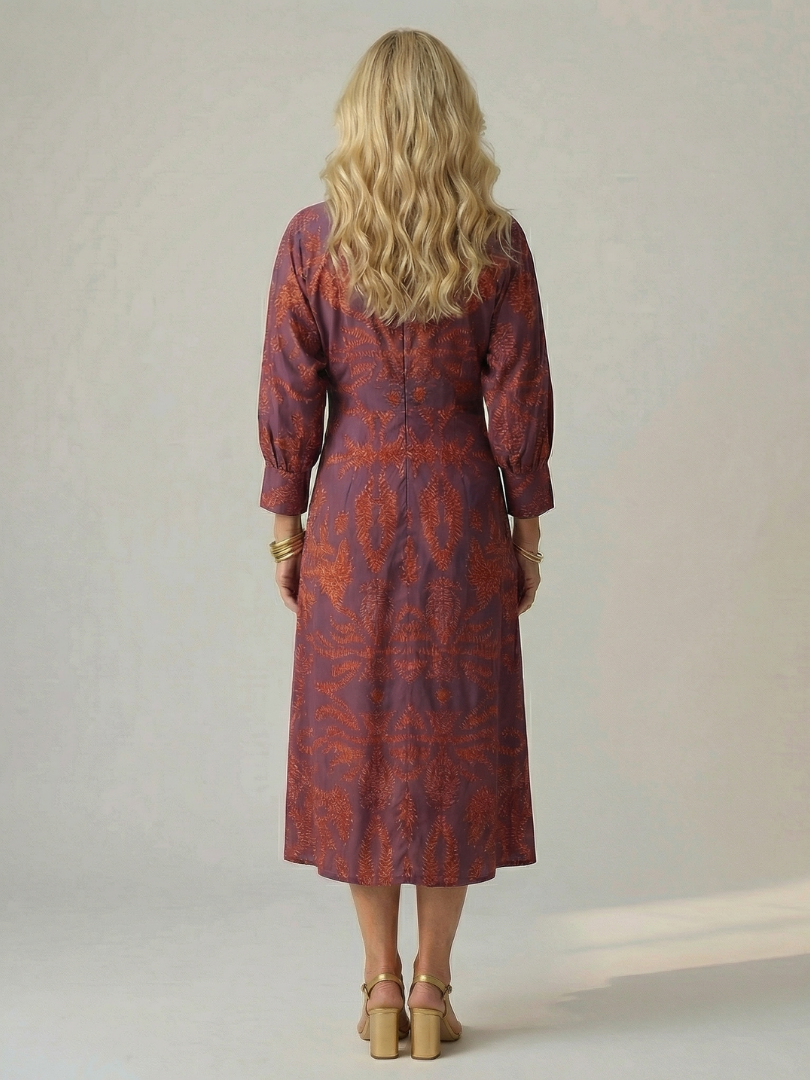 Lune (Athens Edit) | Natural Wrap Midi Dress