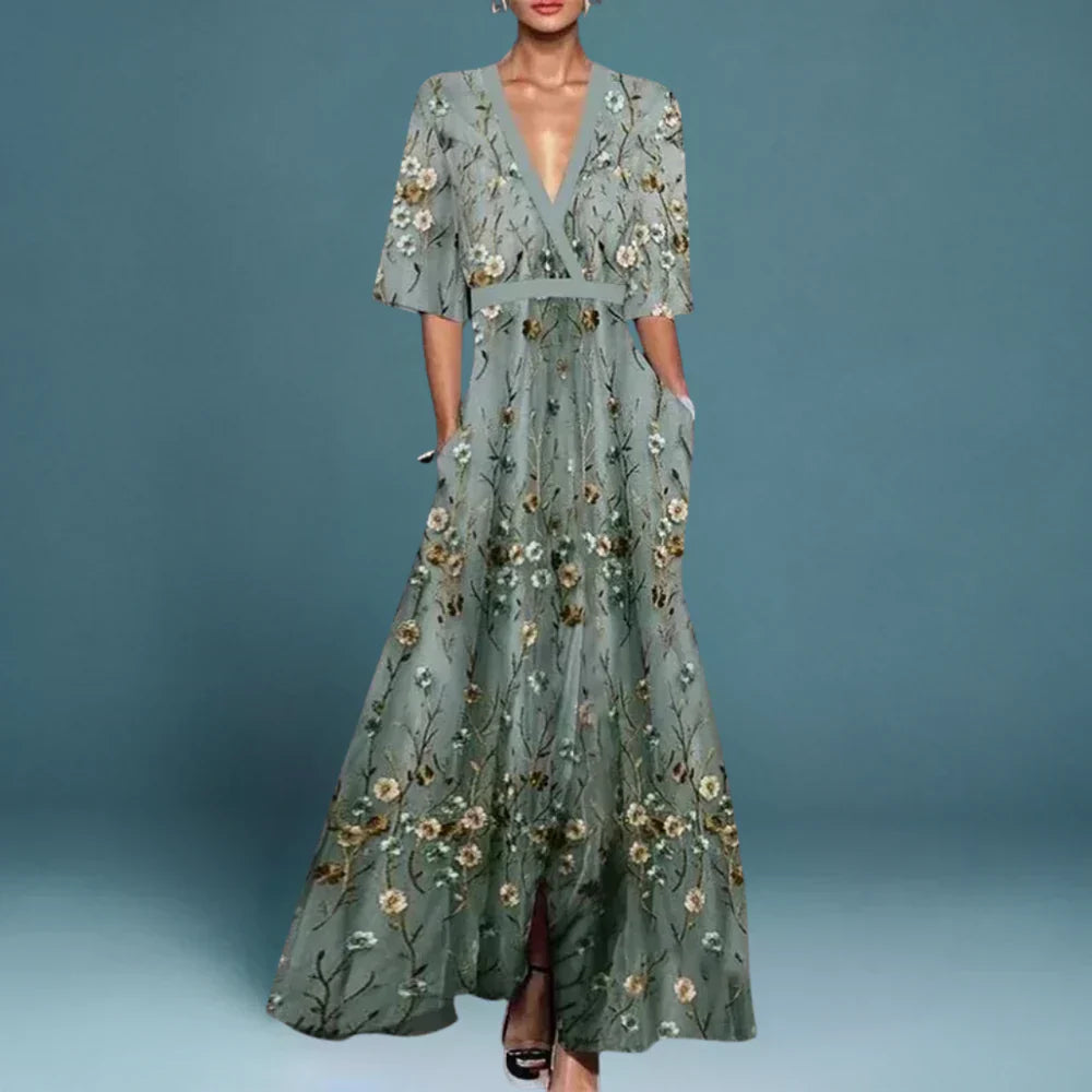 Ruby Floral Maxi Dress
