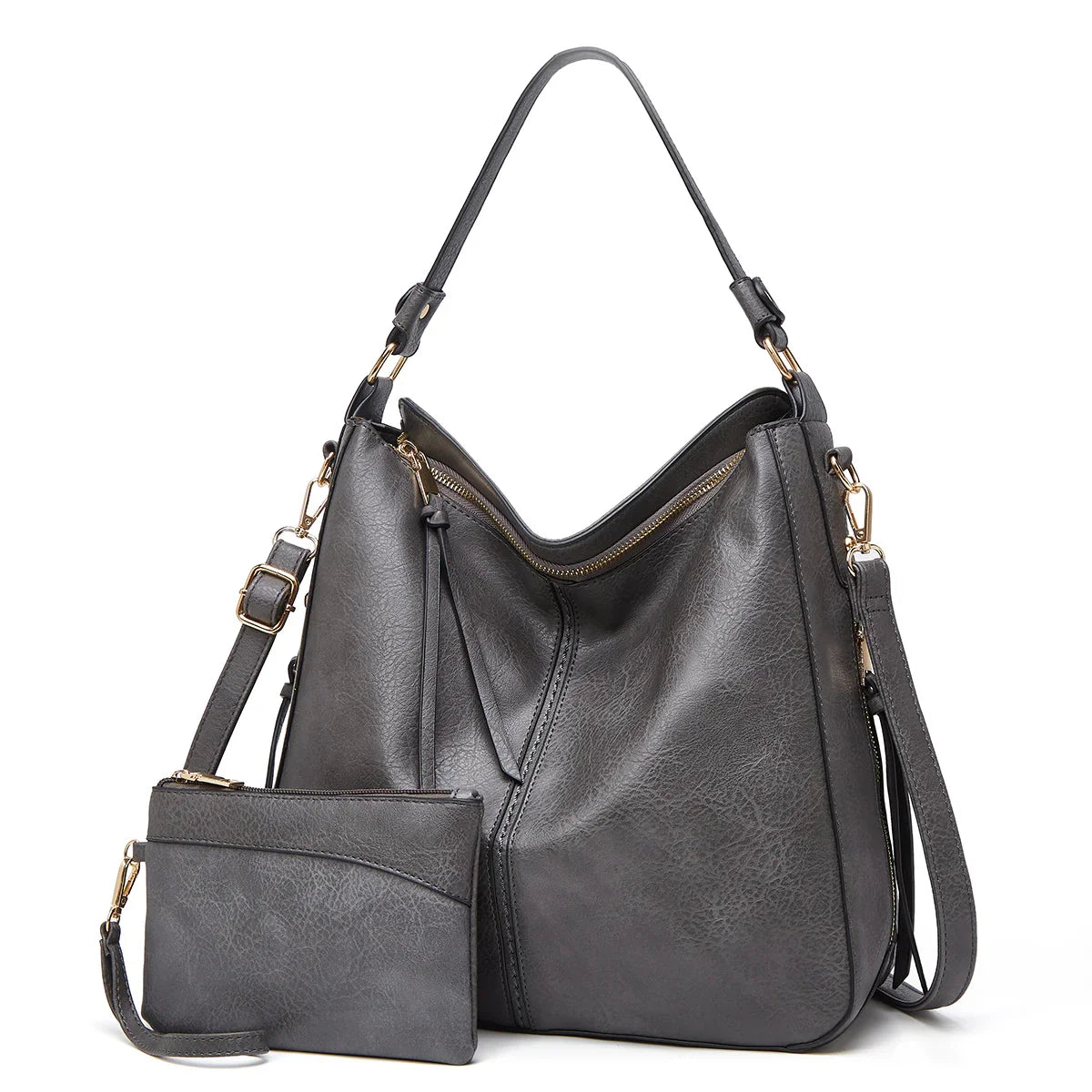 Luxury Hobo Anti-Theft Handbag + FREE Pouch Wallet