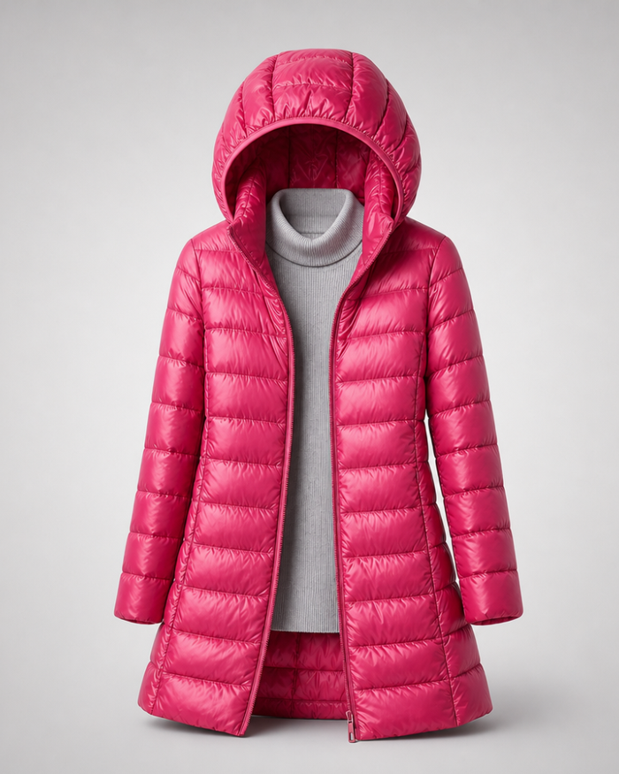 Linda™ | Ultralight Down Coat - Bright Pink