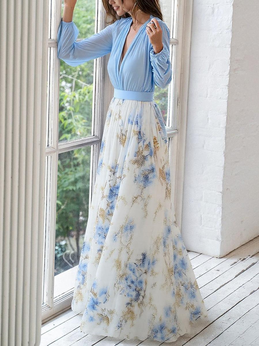 Pénélope Floral Maxi Dress | Eternal Elegance