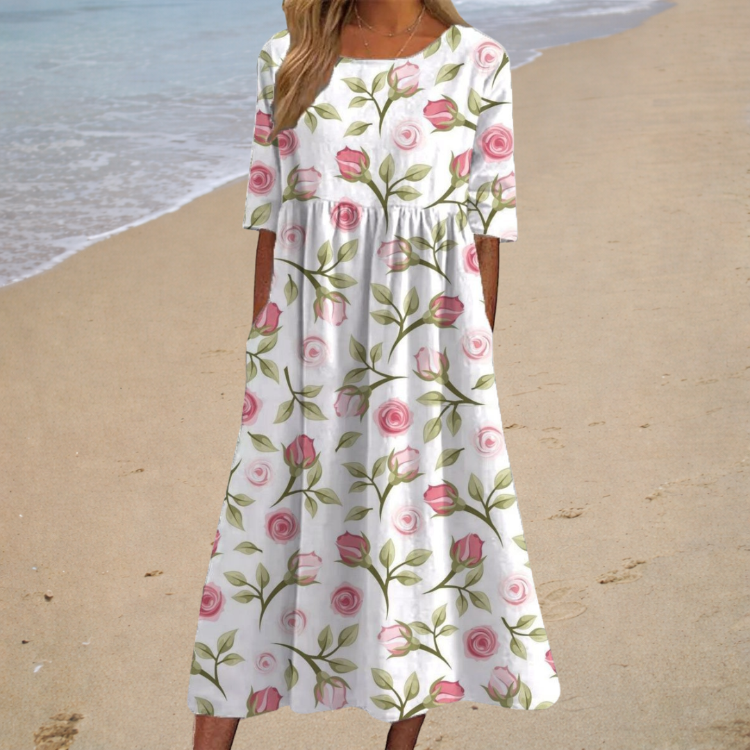 Flowy Long Dress, Chic and Comfortable