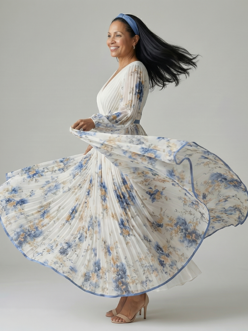 Rielle (Athens Edit) | Pleated Midi Skirt
