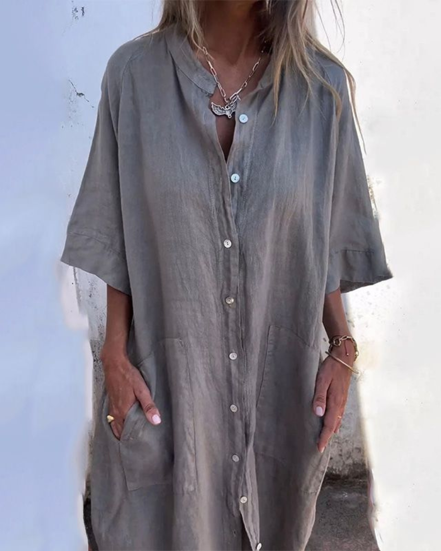 Iris Boho Shirt Dress