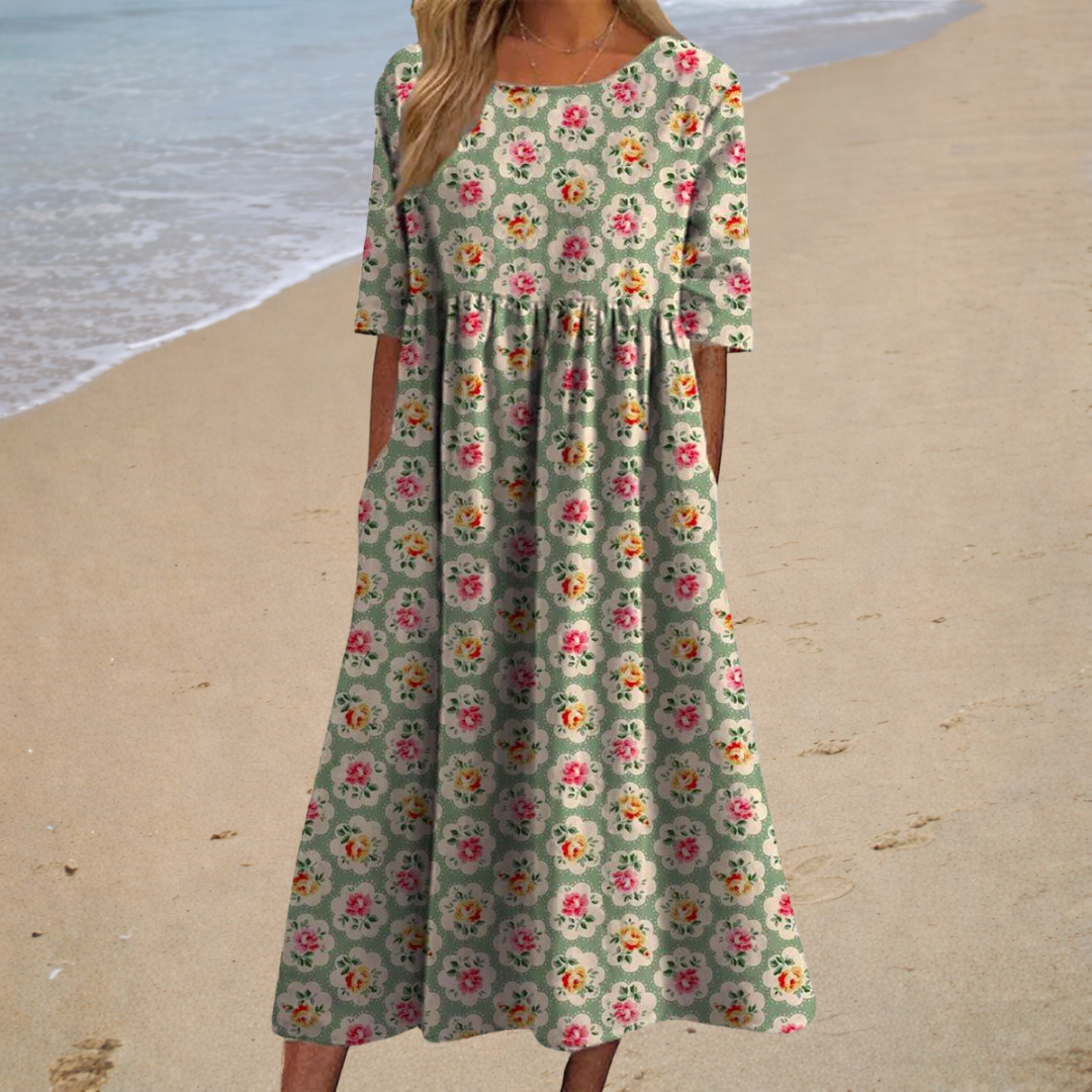Flowy Long Dress, Chic and Comfortable