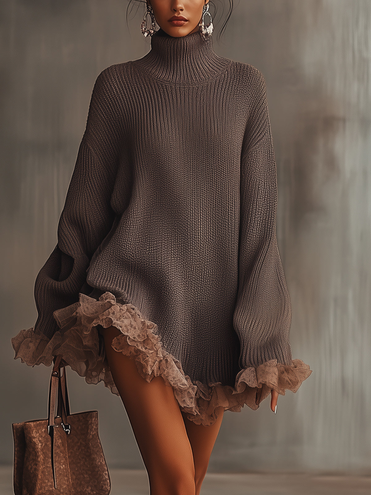 Luna™ | Ruffled Knit Dress