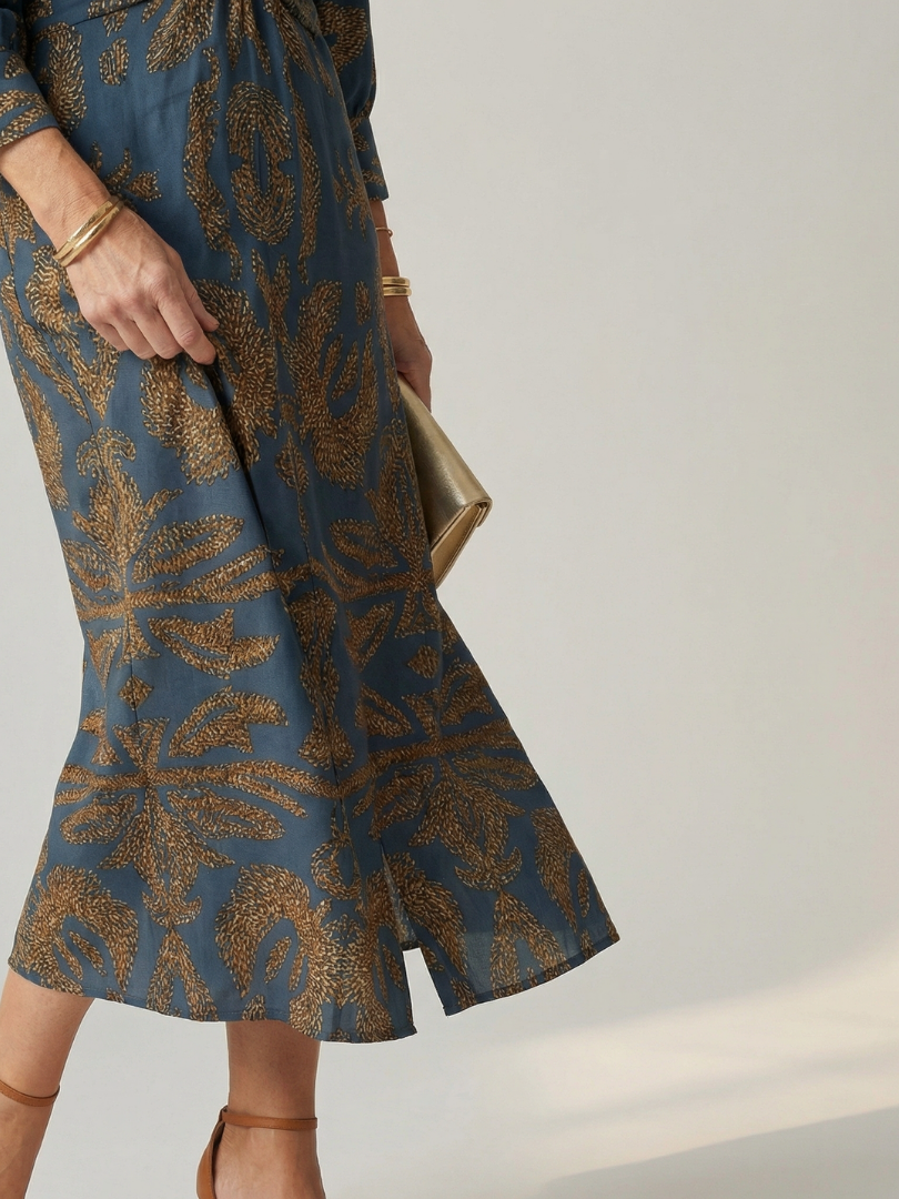 Lune (Athens Edit) | Natural Wrap Midi Dress