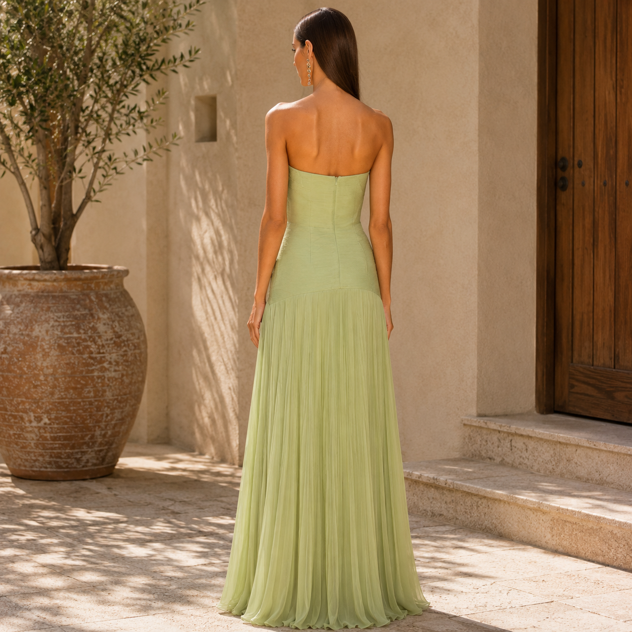 Almudena | Off-Shoulder Bustier Dress