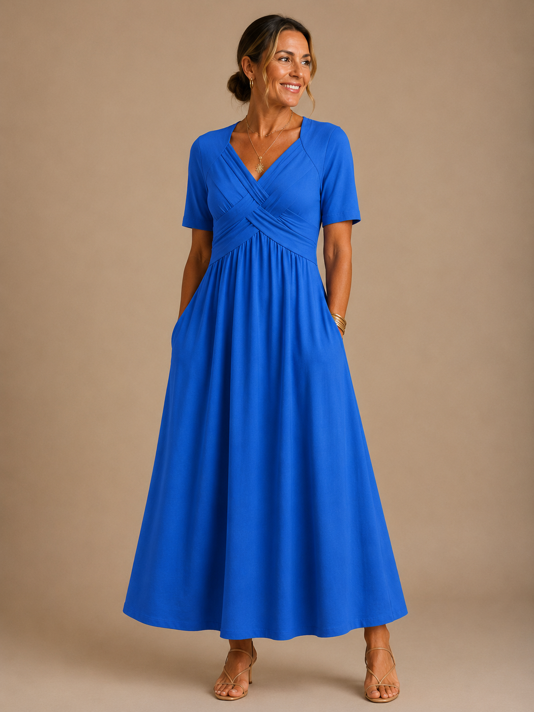 Angeli™ (Athens Edit) | Elegant Midi Dress