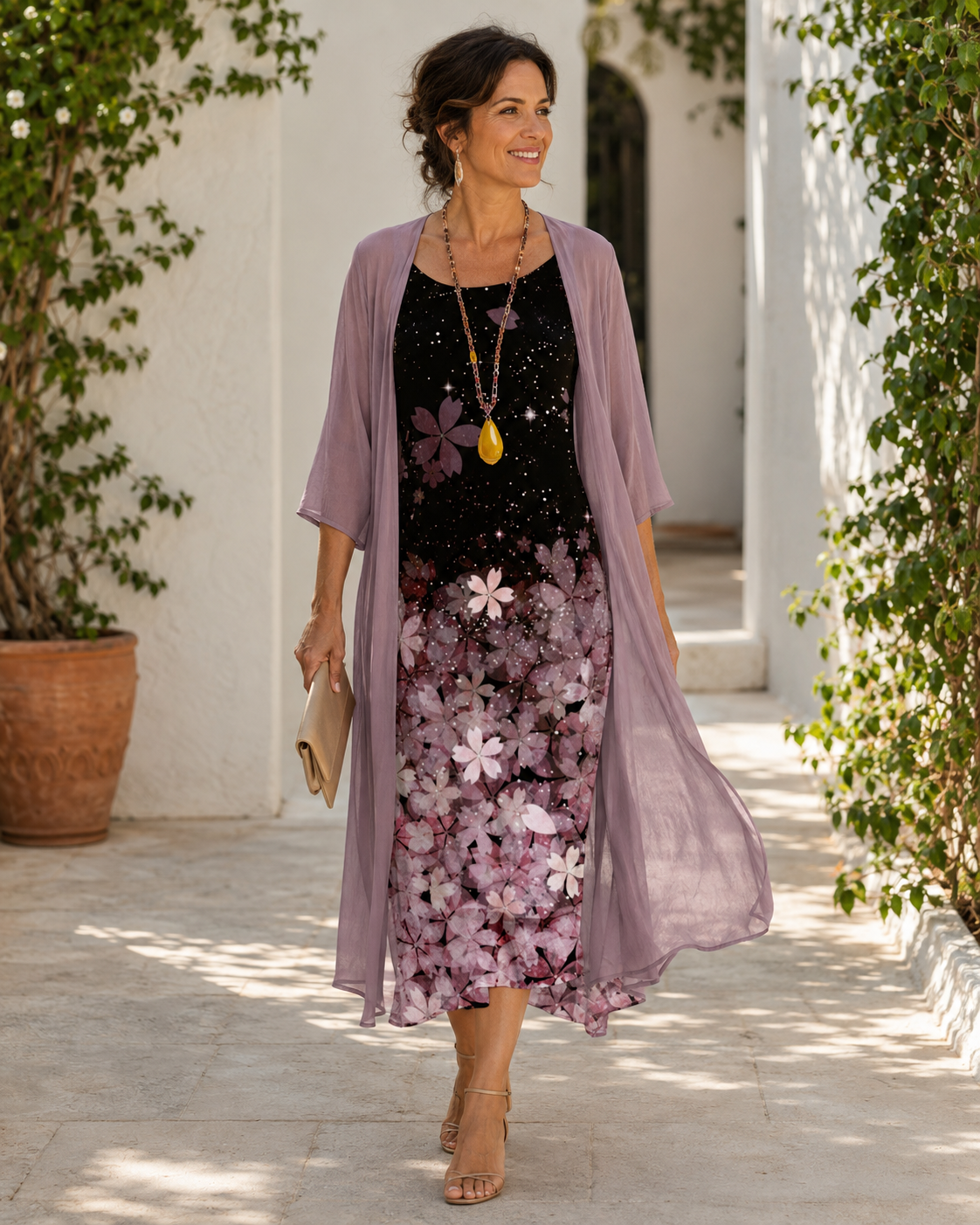 Maeva Dress Set Pink