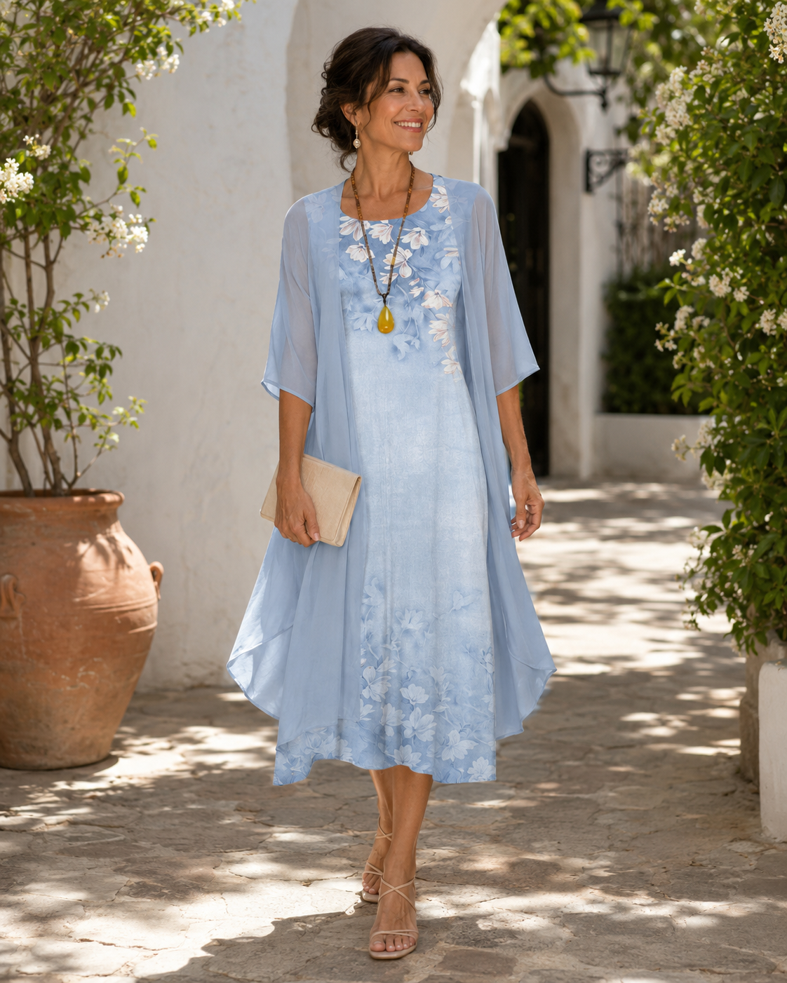 Aurelia Dress Set Blue
