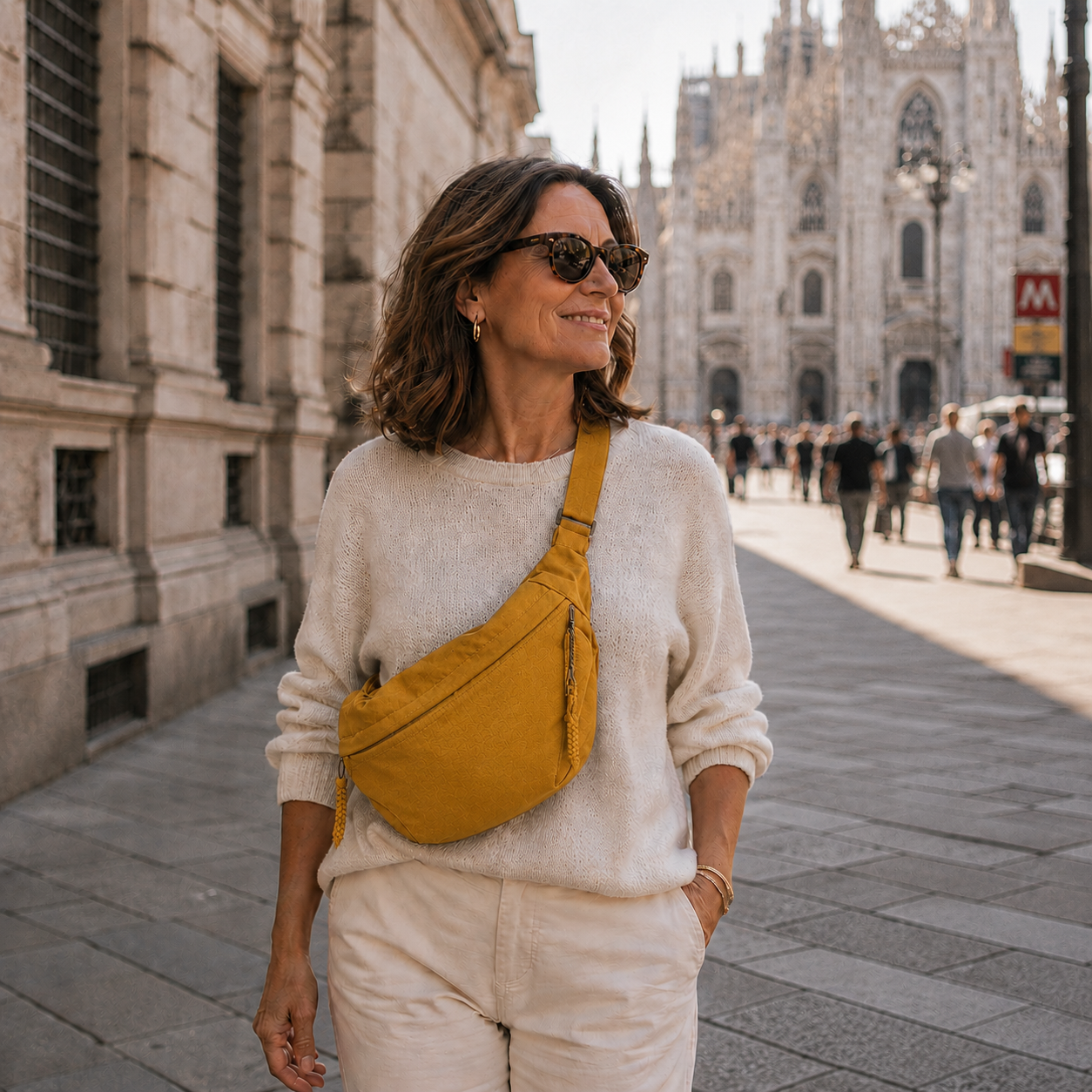 Luce | Shoulder Bag - Ochre