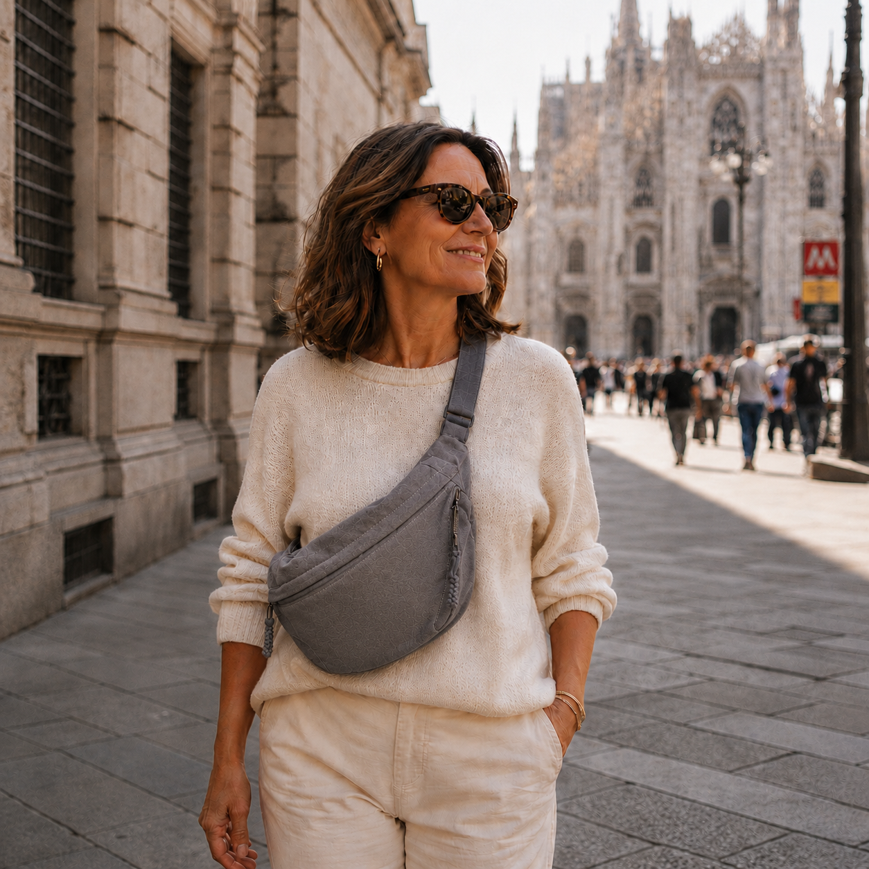 Chiara | Shoulder Bag - Grey
