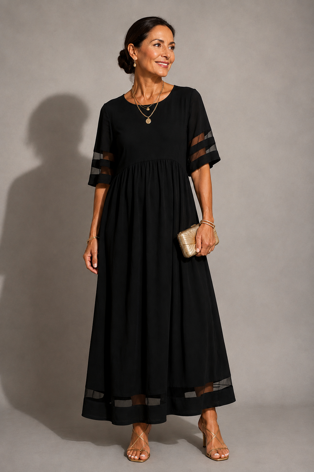 Aubrey™ | Flattering Tummy-Smoothing Midi Dress