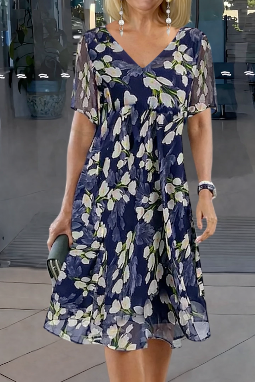 Della Floral Tunic Dress