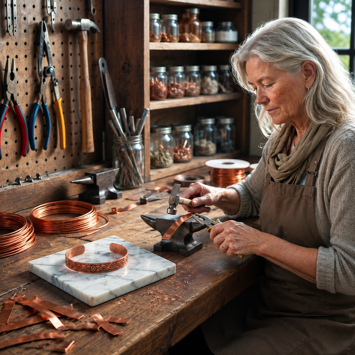 Bramble Copper Bracelet