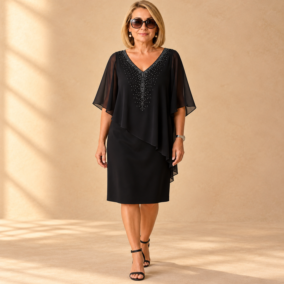 Joise | Elegant Draped Dress