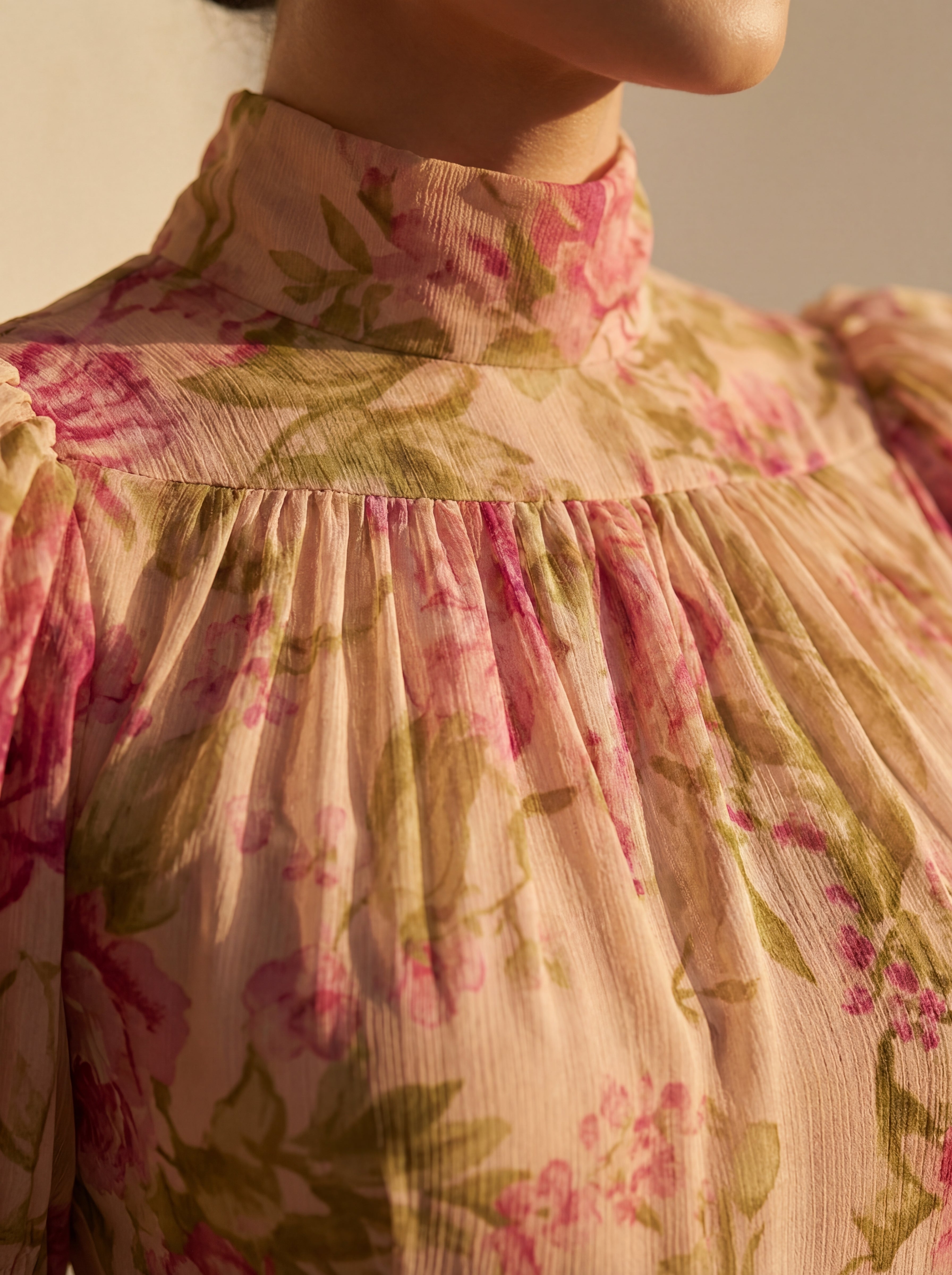 Rosario Elegant Silk Dress