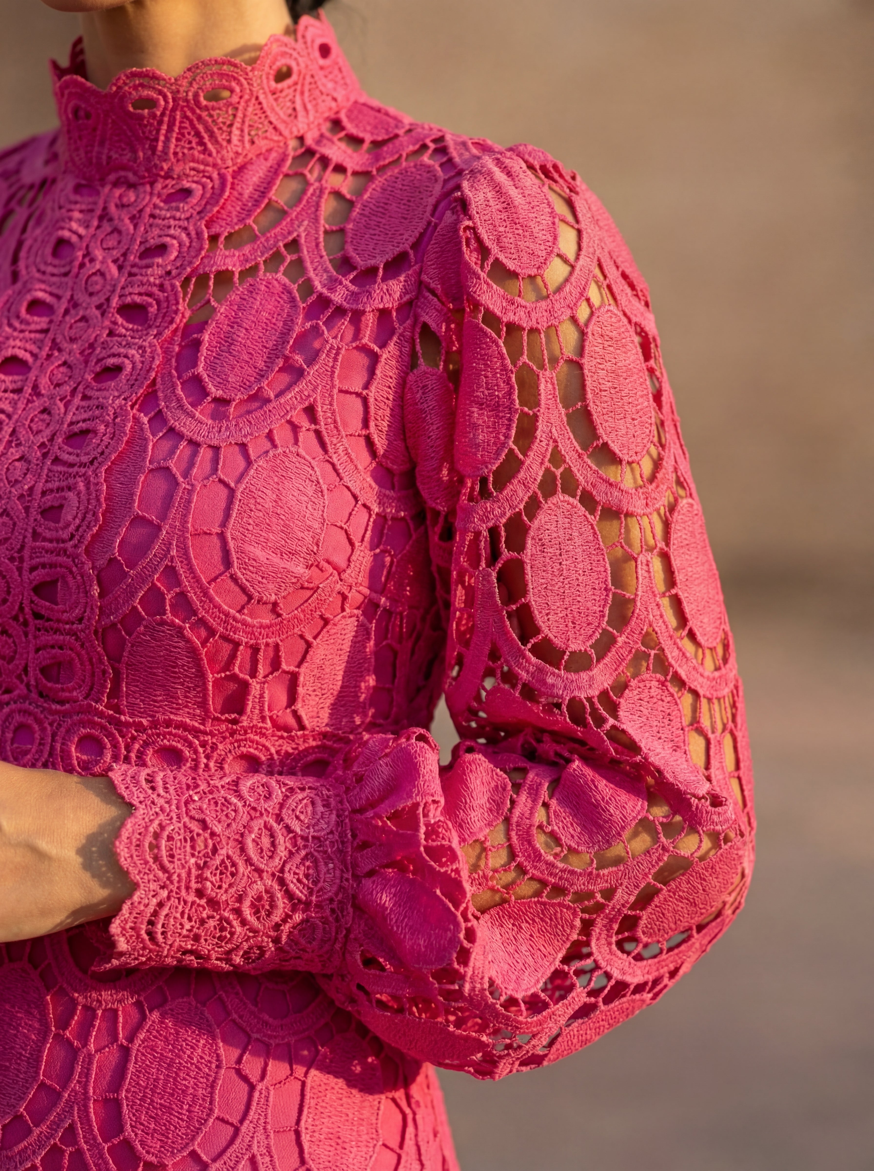 Carmona Elegant Silk Dress