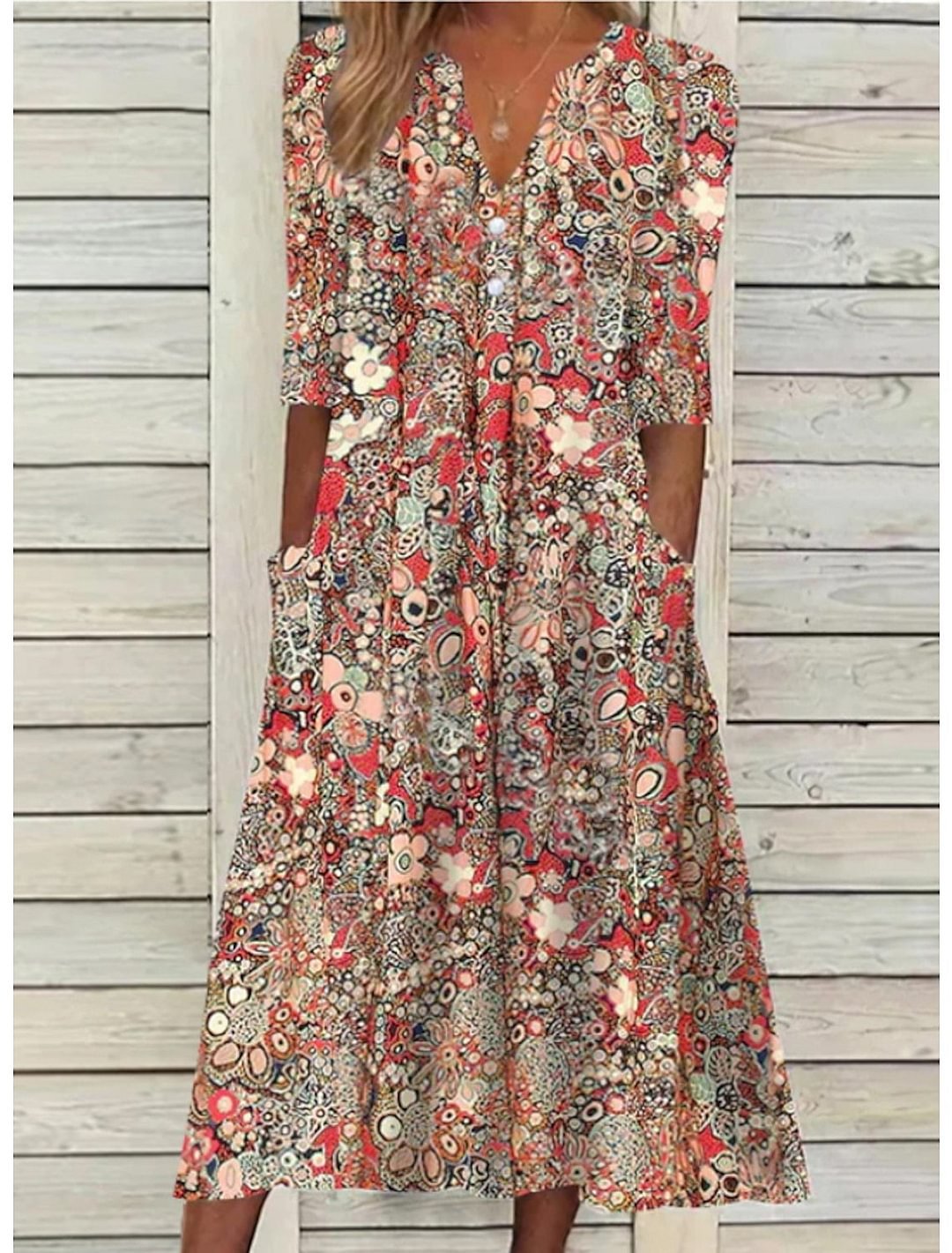 Vivian Belly-Cover Summer Dress