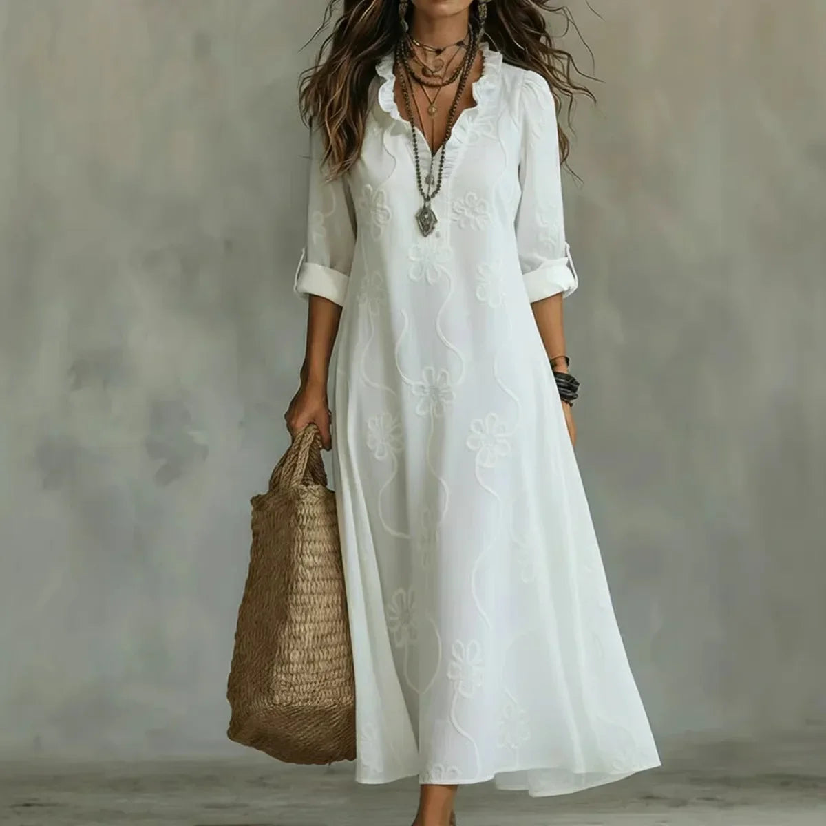 Sienna Floral Summer Long Dress