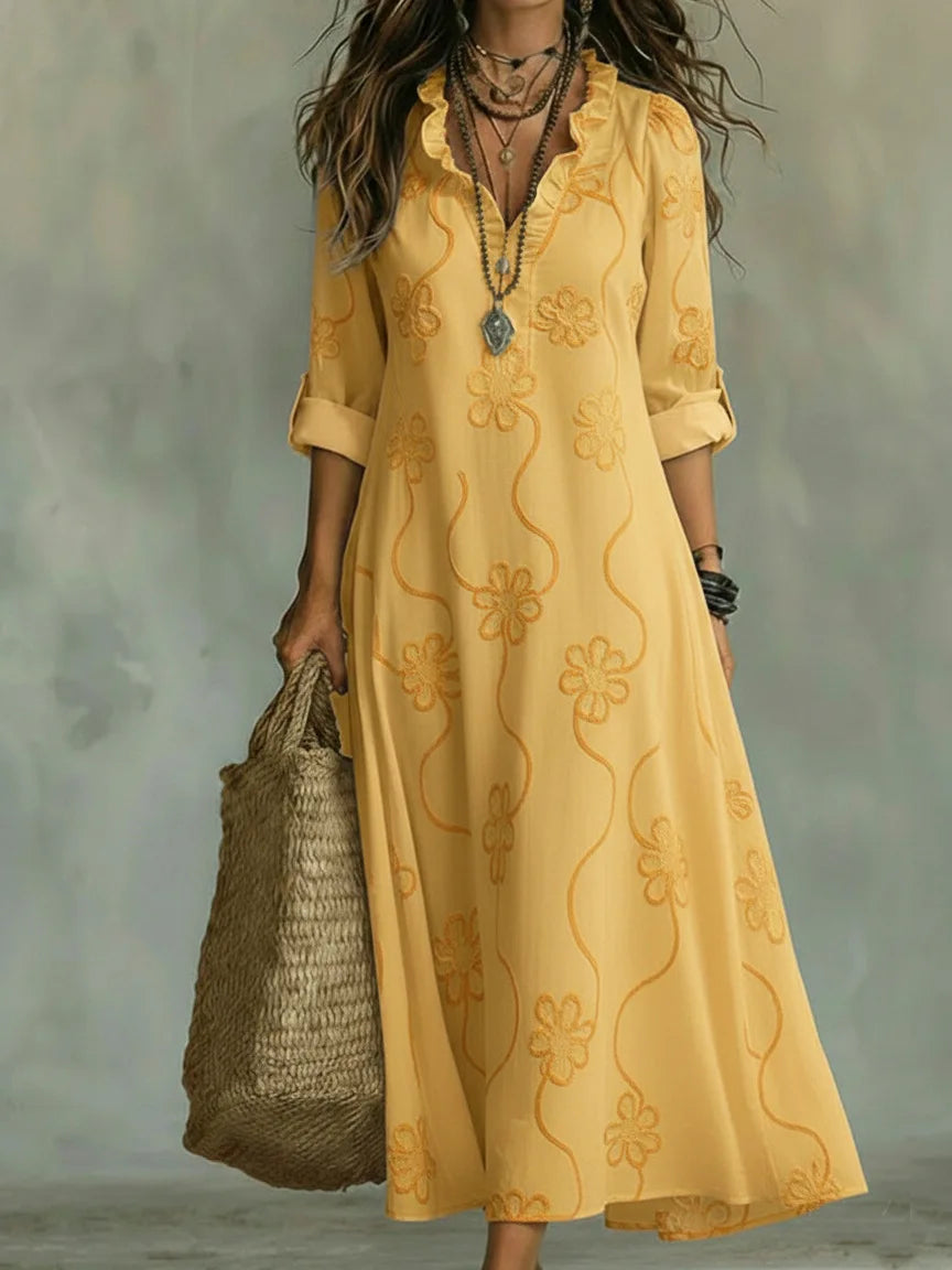 Sienna Floral Summer Long Dress