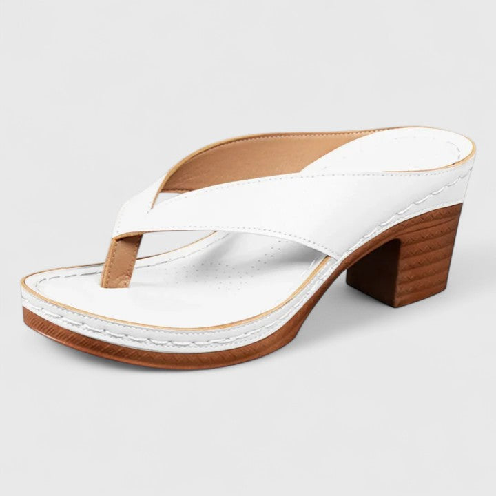 Comfortable Occasion Real Leather Heels